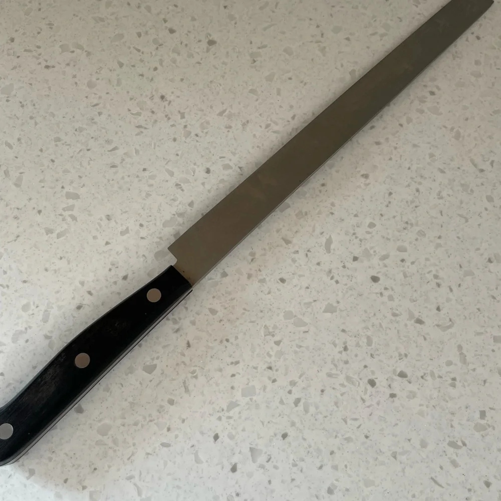 Japanese Gold Fish 10.5” Sushi Knife Composite Handle Stainless Steel Heavy Duty